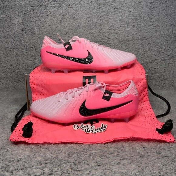 Nike Legend 10 Elite AG-Pro Low Soccer Size 8 Men Pink Foam DV4330-601